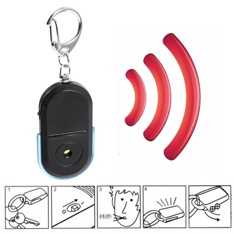 5 PCS Portable Anti-Lost Alarm Key Finder Wireless Whistle Sound LED Light Locator Finder 5 PCS Portable Anti-Lost Alarm Key Finder Wireless Whistle Sound LED Light Locator Finder
